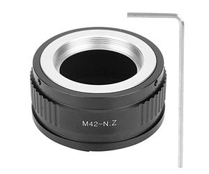 lvifloae Adaptateur M42 NZ M42 vers Nik on Mount, Adaptateur d'objectif, convertisseur d'adaptateur de Monture d'objectif, Anneau en Alliage d'aluminium, Excellente Finition, Ajustement