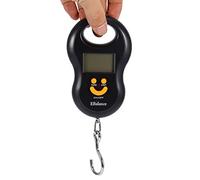 lvifloae Balance électronique à crochet pour bagages portable 50 kg 10 g avec écran LCD numérique à suspendre avec rétroéclairage bleu, affichage facile à lire pour les voyageurs