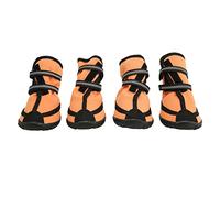 lvifloae Botas de Invierno Para Perros Protectores de Patas Zapatos Impermeables Para la Lluvia y la Nieve Para cachorros pequeños, medianos y Grandes Anti lamiendo Calzado antideslizante (S)