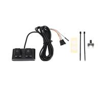 lvifloae Bouton d'alimentation externe pour PC Bouton de réinitialisation marche/arrêt Sw Hdd LED Interrupteur d'alimentation externe pour ordinateur de bureau pour carte mère