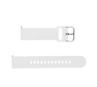 lvifloae Bracelet de montre intelligente en Silicone, 20mm, couleur unique, pour Am azfit GTS 3 GTS 2 Bip S Bip U (Blanche)