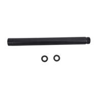 lvifloae Bras d'extension de Pomme de Douche de 8 Pouces, Tuyau d'extension de Bras de Douche en Acier Inoxydable, rehausseur de Pomme de Douche Rond réglable à Finition brossée, (Noire)