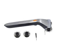lvifloae Brosse électrique pour Gril, spatule 2000 TR/Min, Brosse Automatique en Acier Inoxydable, Vitesse de Rotation puissante de 2000 TR/Min, Gratte Facilement la Graisse Tenace du