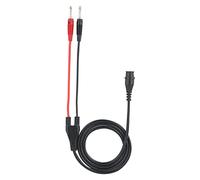 lvifloae Câble de test BNC mâle vers fiche banane P1203, 50Ω 500V 5A, câble d'oscilloscope avec double tresse, 8 anneaux en Silicone inclus, 120cm