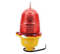 lvifloae Camping Essentials Bootszubehör Marinetyp B Luftfahrthindernisfeuer LED-Sicherheitsmarkierung Rotlicht Ponton-Bootsanhängerführungen für Schiffe Ac110v Blinklicht (AC220V Dauerbetrieb)