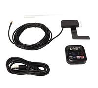 lvifloae Car Dab Digital Radio Adapter Signal Stabilization,Dab+ Radio Receiver USB Powered Plug and Play Portable Digital Receiver Adapter with Antenna for Android