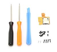 lvifloae Carte de remplacement de carte mémoire avec commutateur d'outil Carte de lecteur de prise de fente de carte mémoire pour console de jeu Switch NS 2017 HAC-SD-01