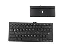 lvifloae Clavier 78 Clé Silencieux Ultra Thin Wired Wired Interface USB Interface Ordindront Small Language Clavier (Allemand) Clear et Facile à Lire Convient pour Un Bureau ou Une (Russe)