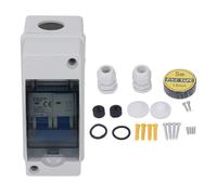 lvifloae Commutateur de déconnexion générique DC 40A Brexer de Circuit Miniature Transparent Protecteur avec boîte de Distribution IP65 1000V