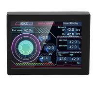 lvifloae Computer Temp Monitor 3.5 dans IPS Type C STEPLESS STTEP STAPED DABATATION Éditeur de châssis Smart Châssis Sécran secondaire pour Le CPU RAM Hard Disk Data Monitoring (Blanc) (Noir)