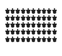 lvifloae Connecteur Plat à Filetage mâle G1/2 7.5mm, connecteur d'arrosage pour systèmes d'irrigation et de brumisation par buse de pulvérisation, raccords en Plastique 50 pièces
