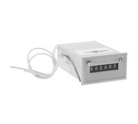 lvifloae CSK6-NKW Compteur électromagnétique à 6 chiffres, compteur d'impulsions industriel AC110 V, compteur électronique stable à grande vitesse, compteur d'enregistrement (AC220V)