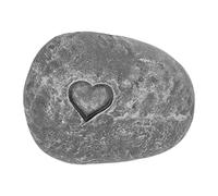 lvifloae DIY Lettering Pet Memorial Garden Stone Grey Weatherproof Resin Pet Grave Marker for Dogs Cats Engravable Love Stone to Honor Cherish Furry Friends Memories (Amour Pierre Gris)