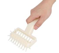 lvifloae Docker de pâte à pizza en plastique - Rouleau à pâtisserie, roue à aiguille et Docker à pain pour la cuisson - Perforateur de pâte facile à nettoyer pour croûte de