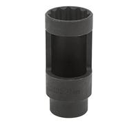 lvifloae Douille d'injecteur 27 mm, entraînement 1/2 po, 12 pans, en acier au chrome-vanadium, outil de mécanique pour transmission, remplacement idéal pour les injecteurs sur une large