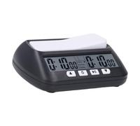 lvifloae Échecs minuteur numérique Timer Timer Portable Shogi Time Keeper Professional Shogi Time Keeper Facile à Lire adapté aux compétitions GO Game Black (Noir)
