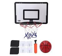 lvifloae Ensemble de paniers de Basket Suspendus pour Porte, Mini-Panier de Basket d'intérieur sans Perforation, Jeu Anti-Stress avec Panneaux de Basket, Ballons et Accessoires pour