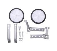 lvifloae Ensemble de Roues d'entraînement de vélo réglables en Acier et Plastique, Ensemble de Roues auxiliaires adaptées aux vélos pour Enfants de 18 à 24 Pouces, kit (Gris)