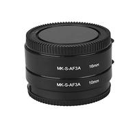 lvifloae Ensemble de Tubes d'extension Macro à Mise au Point Automatique, Tube d'extension d'objectif à Monture E 10 mm + 16 mm, Accessoire de Photographie en Alliage ABS de
