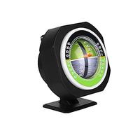 lvifloae Équilibreur de Pente d'angle d'inclinomètre de Voiture, Accessoires Tout-Terrain à LED Lumineuses, Vue réglable, Compteur de Pente Durable et précis en ABS pour la sécurité