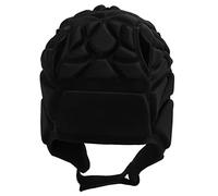 Lvifloae Eva Casque de Football à feu Choc avec Une Doublure en Velours Couche à Corde réglable Football pour Le Casque de Football Adulte Eva Football à l'épreuve du Choc (Black)