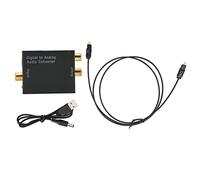 lvifloae H3622 Optique numérique Optique à analogique convertisseur Audio analogique Toslink coaxial à Stéréo Convertisseur 96 kHz 24bit DAC USB Propulsé pour Les lecteurs Blu Ray TV