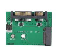 lvifloae Haute qualité 2,5 pouces SATA3 NGFF vers 2,5 pouces SATA Riser Card M2 NGFF Carte adaptateur, carte adaptateur compatible avec DOS Compatible avec les systèmes Adaptateur de