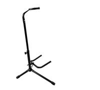 lvifloae Heavy Duty Foldable Metal Guitar Stand Quick Setup Adjustable Floor Stand for Acoustic and Electric Guitars Space Saving Collapsible Design for Musicians