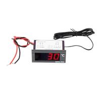 lvifloae Indicateur de Compteur de contrôleur de température, Compteur de Panneau LED du contrôleur de température numérique ZFX-900 avec capteur pour armoires réfrigérées