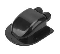 lvifloae IP68 Câble Solaire Entrée de jonction Jonction pour Tous Les météo Boîtier d'entrée à Double câble Convient pour Les toits de Caravane Boat Yachts Caravanes Caravanes Yachts (Noir)