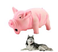 lvifloae Jouet en Latex pour Chien Cochon Rose - Jouets à mâcher pour Chien - Jouet pour Chiot - Soulage l'anxiété pour Chien - Jouets à mâcher en Caoutchouc - pour Chiens (Pink)
