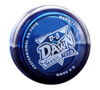 lvifloae Jouets Looping Yoyo en Plastique Cristal Lumineux Yoyo Facile à Jouer, Tour de Ficelle de Base Yoyo 8 Billes KK roulement débutants Yoyo pour Enfant Couleur de Corde expédiée au (Bleu foncé