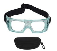 lvifloae Kids Safety Ggggles Sport Goggle Conception régable Courbe Courbe Cadre Impact PC Materifiés Protège Basketball Germes pour la course de basket-ball de basket-ball Randonnée et (Blau)