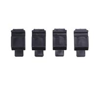 lvifloae Kit de montage en caoutchouc pour loquet de serrure de porte, kit de montage en caoutchouc pour bloc de gâche de serrure de porte, kit de bloc de gâche d'usure avec