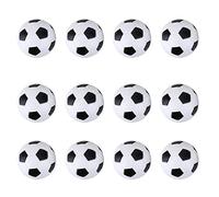 lvifloae Kit de Remplacement de Ballon de Baby-Foot 12 pièces, Mini Accessoire de Jeu de Ballons de Football de Table de 36 mm, résine Durable, roulement Lisse, Grand Teint, pour