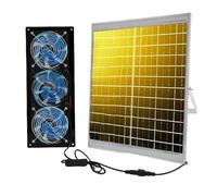 lvifloae Kit de Ventilateur d'extraction Solaire Panneau 25W