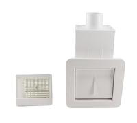 lvifloae Kit d'écumoire de Piscine 1,5 Pouces pour Piscine Hors Sol, antirouille Contre l'érosion du Plastique, écran filtrant Facile à connecter pour éviter Le colmatage, 31,5 x 19,5 x 17