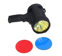 lvifloae Lampe de poche Spotlight de la lumière d'énergie solaire multifonctionnelle Affichage de la batterie de sauvegarde de l'énergie avec six modes d'éclairage pour