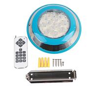 lvifloae LED PISCUL Light RVB sous-Marin Light AC12V 12W 1200lm IP68 Impermétrique avec 18 clés à Distance pour Les piscines et l'éclairage du Paysage (18W)