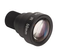 lvifloae Lentille à carte unique 5 MP Hd M12 Interface en alliage d'aluminium HD Lentille de vidéosurveillance Caméra Web de remplacement haute résolution Mise au point manuelle Ouverture fixe