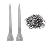 lvifloae Lot de 250 Clous en Acier E4 pour Fer à Cheval, Accessoires pour équipement de Cheval, 4,8 cm