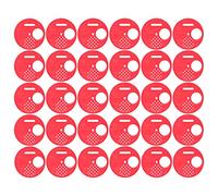 lvifloae Lot de 30 disques d'entrée de Ruche en Plastique, réducteur d'entrée de Ruche, piège à essaim de Porte à Miel Bleu, équipement d'apiculture Durable, Garde d'entrée de (Red)