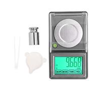 lvifloae Milligram Scale 50g 0 001g Laboratory Small Portable Jewelry Scale High Precision Horizontal Adjustment Electronic with Tray Tweezers Calibration Weights