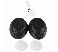 lvifloae Mini Haut-parleurs de Voiture 10W, 2 pièces, 4 Ohm, sensibilité 98dB, Support adhésif adhésif, Plage 5kHz-20kHz, pour Tableau de Bord, Porte, Pont arrière (Noire)
