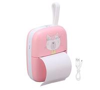 lvifloae Mini imprimante Rose Multipurpose Portable Mini HD WiFi téléphone Mobile Title Note Notation Question Question imprimante Thermique pour Notes flashcards Journal Bricolage