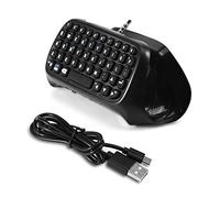 lvifloae Mini Wireless Bluetooth Gaming Keyboard Enhanced Communication Effortless Premium Abs Material Keyboard Installation Chatpad for Controller