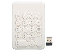 lvifloae MLD-269 Clavier numérique sans Fil à 18 Ans Mini Portable Keypad 2.4g Connexion sans Fil comptabilité Banking Engineering Ordinateur numérique Clés Numecs Slim Design Black (Blanc)