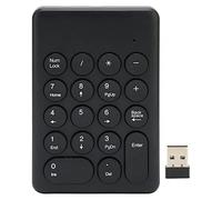 lvifloae MLD-269 Clavier numérique sans Fil à 18 Ans Mini Portable Keypad 2.4g Connexion sans Fil comptabilité Banking Engineering Ordinateur numérique Clés Numecs Slim Design Black (Noir)