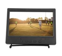 lvifloae Moniteur Portable 7 Pouces, écran HD 1024 x 600, avec entrées HDMI, VGA, AV, Support Pliable, Trous de Montage, Compatible avec Ras Pi, caméra de recul pour Voiture,