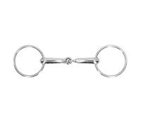 lvifloae Mors de Filet de Cheval en Acier Inoxydable de 135 mm, Anneau de bâillon de Cheval à Rouleau de Bouche à mâcher articulé, Mors de Bouche de Cheval, équipement